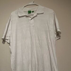 Men's White Hugo boss  Polo Shirt